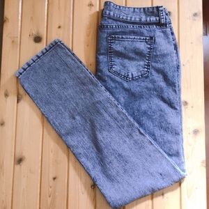 Forever 21 Women’s Skinny Acid Wash Jeans Size 28